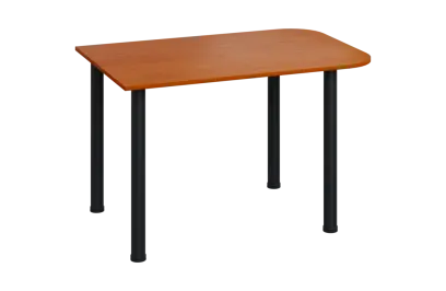 EJH 2 - 120 přístavba jednací, kovová podnož černá, deska 25 mm, třešeň šumavská